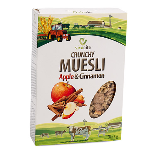 Crunchy Muesli with Apple and Cinnamon 350g